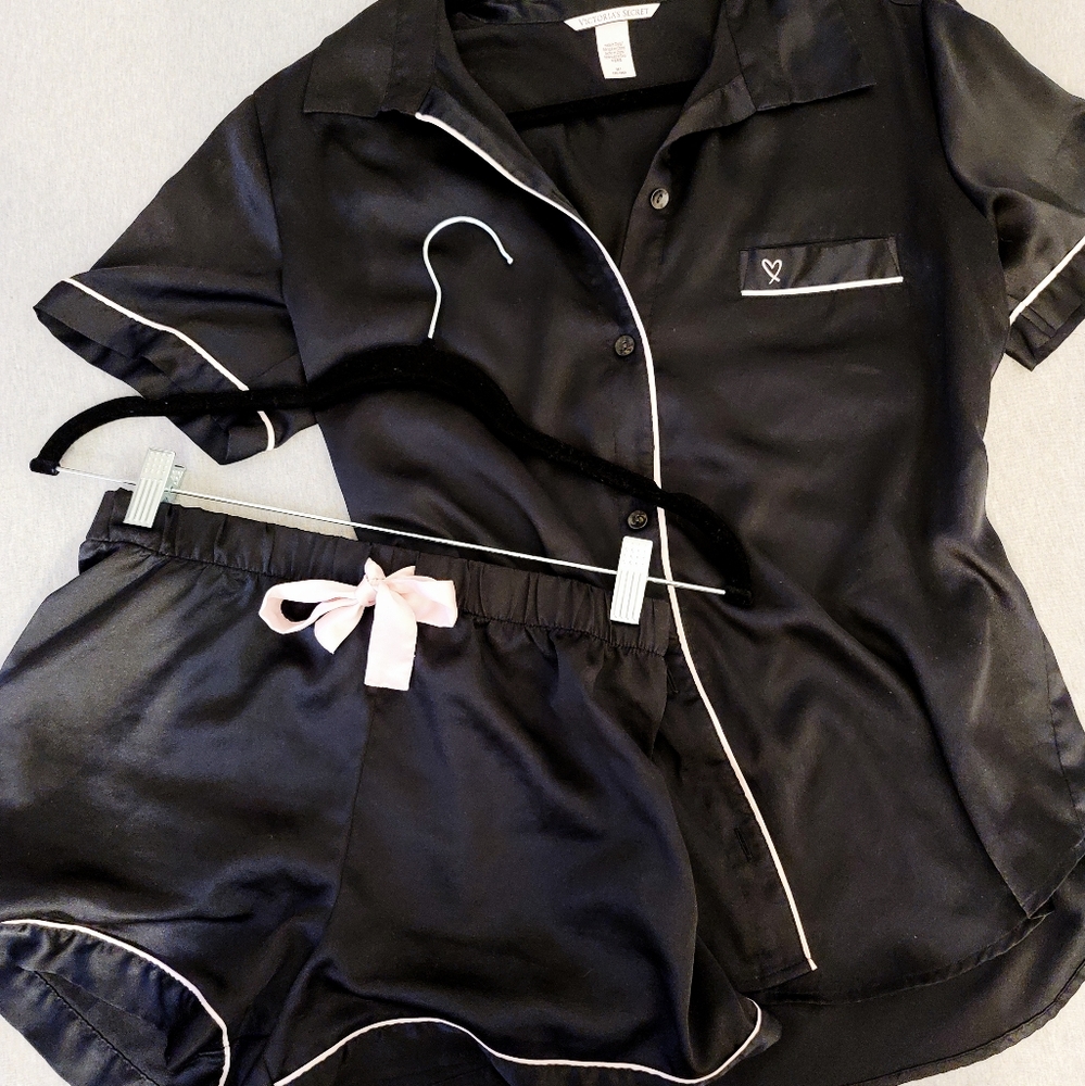 VS Satin Pj short set